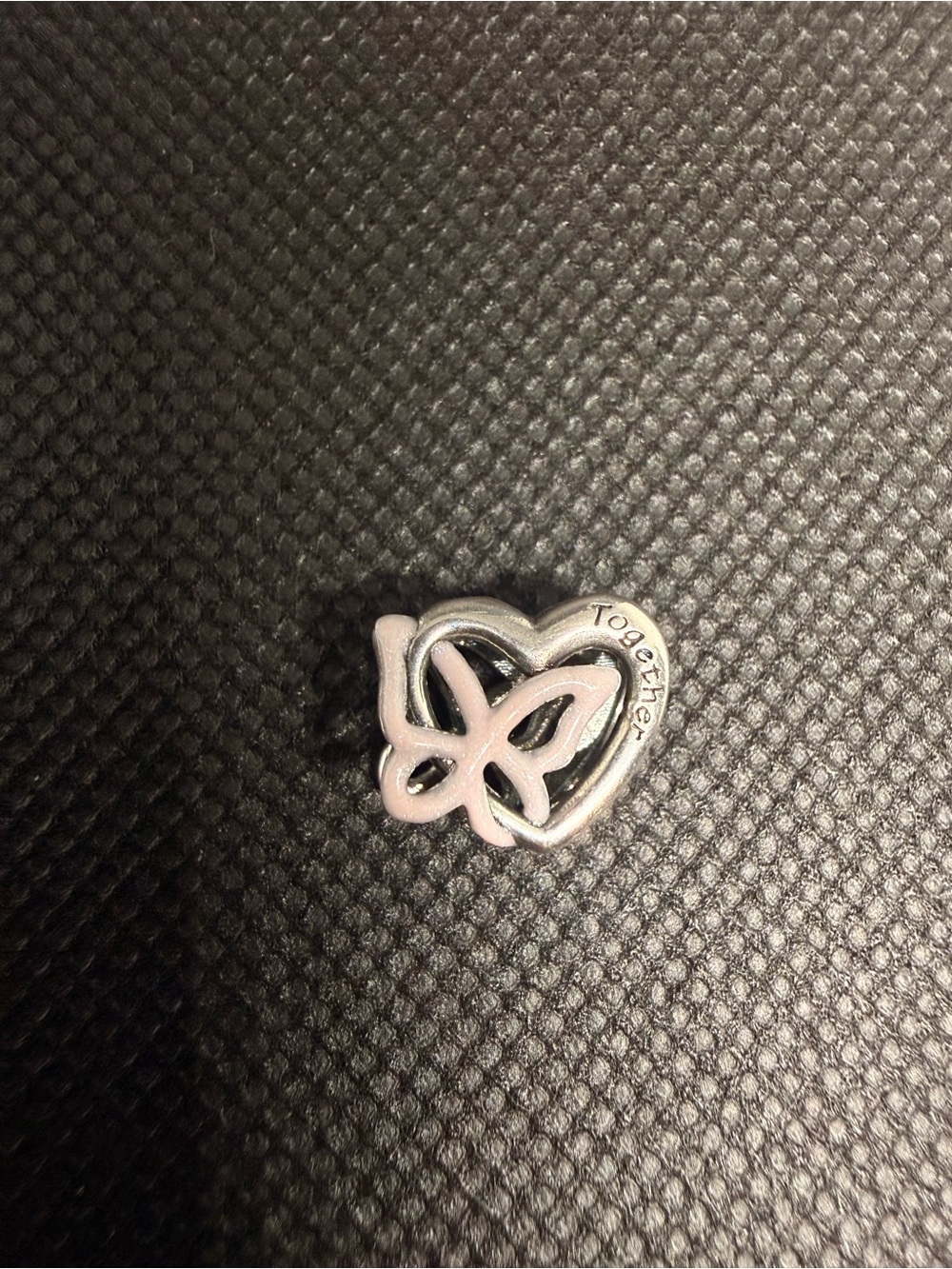 Pandora Pre-owned Entwined Heart & Butterfly Charm